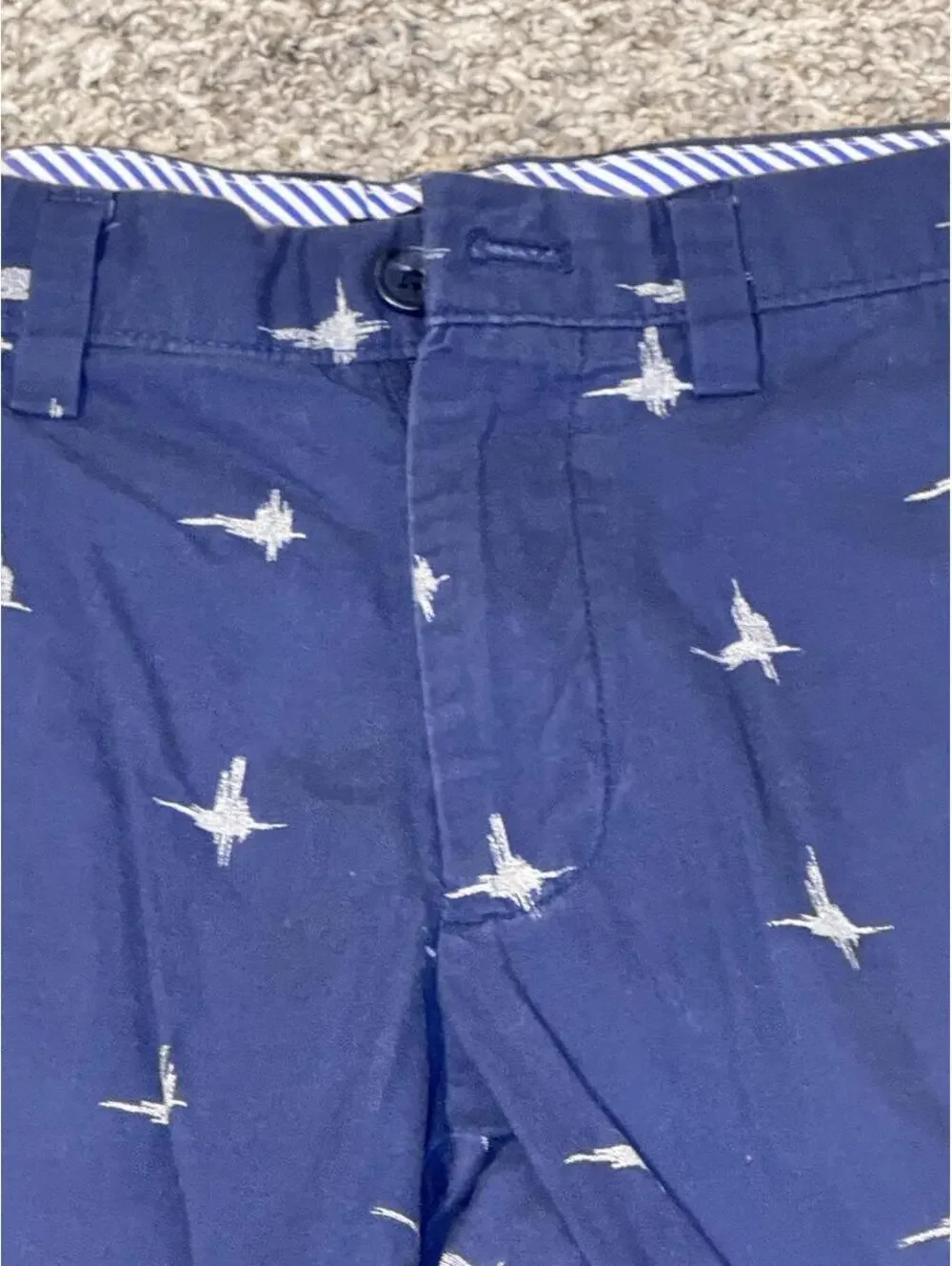 ✨ Banana Republic Navy Printed Chino Shorts | Size 29